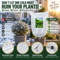 🌿 WINTER GARDEN ESSENTIAL | Plant Frost Protection Cover – Breathable Reusable Cover for Shrubs, Pots & Young Trees