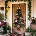 🎄Beginner-Friendly DIY Oversized Patchwork Christmas Tree Door Hanging Kit | Complete Kit with All Tools & Step-by-Step Guide Included 💕