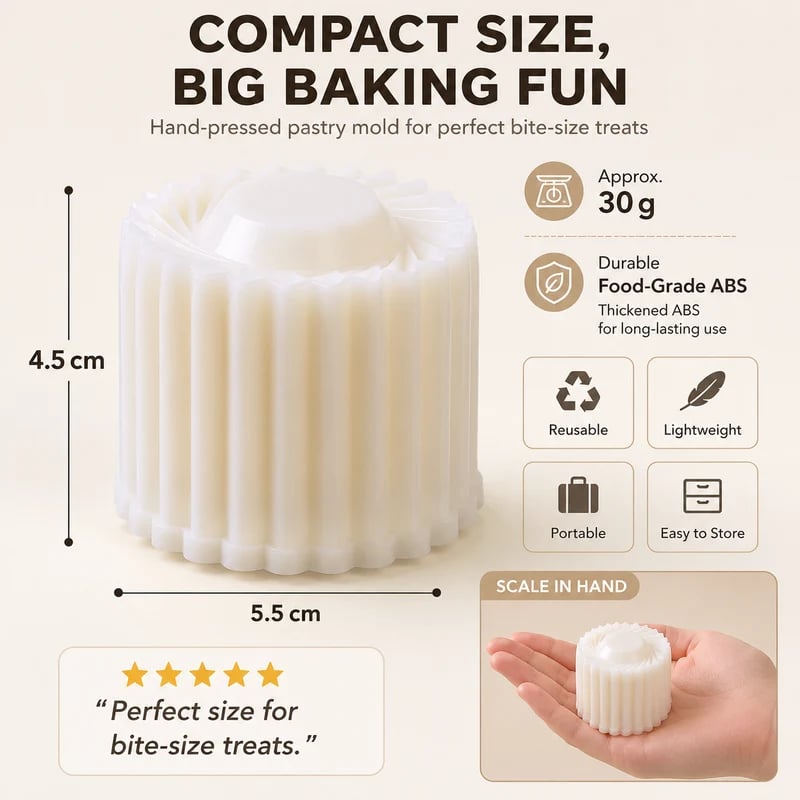 Easy-Press Pastry & Cookie Mold