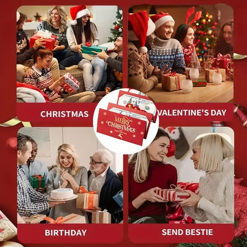 🎄 Fold-Out Christmas Money Gift Card