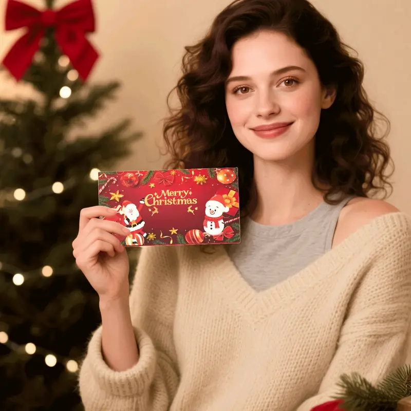 🎄 Fold-Out Christmas Money Gift Card