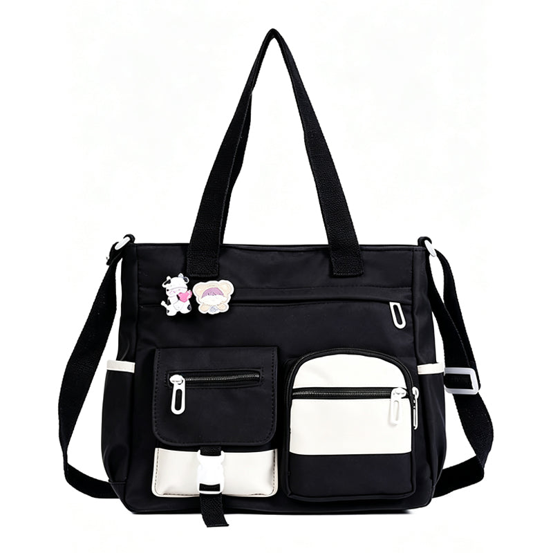 Tyiipro™ Vintage Large Capacity Multi-Pocket Canvas Tote Bag